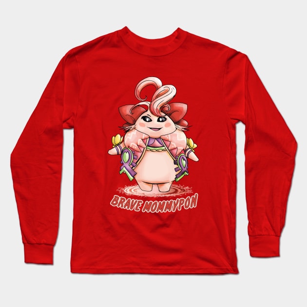 Brave Mommypon Long Sleeve T-Shirt by WarioPunk